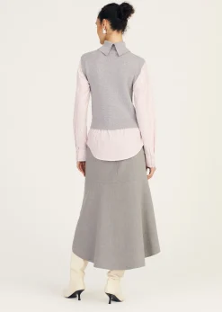 Aissa Mixed Media Top
