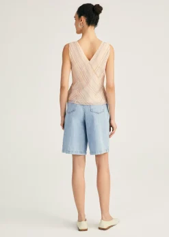 Alix Sleeveless V-Neck Top