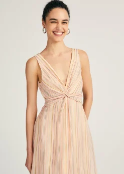 Anna V-Neck Midi Dress