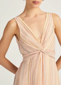 Anna V-Neck Midi Dress