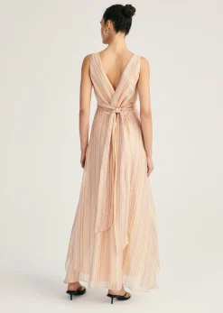Anna V-Neck Midi Dress