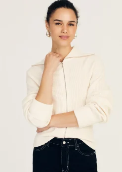 Armanda Zip Front Sweater
