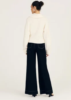 Armanda Zip Front Sweater