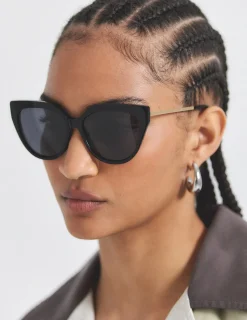 Campbell Cat Eye Oversized Sunglasses