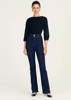 Charles High Rise Pocket Flare
