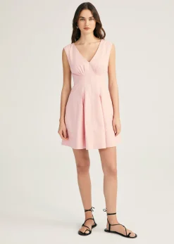 Concha Sleevless V-Neck Dress