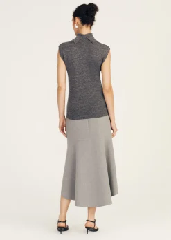 Contro Turtleneck Knit Vest