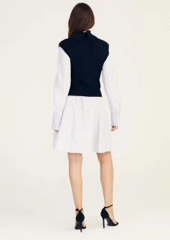 Cressida Mixed Media Dress