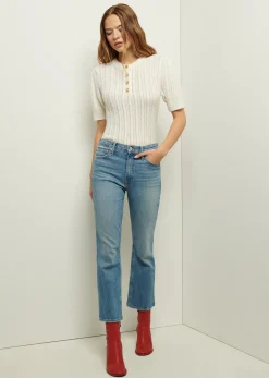 Crosby High Rise Crop Flare Jeans