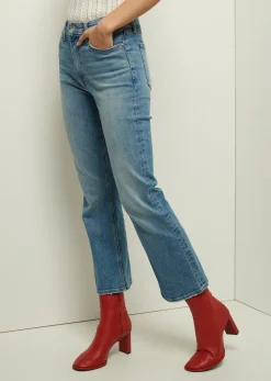 Crosby High Rise Crop Flare Jeans