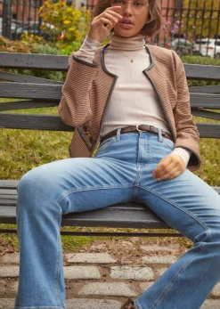 Crosby High Rise Crop Flare Jeans