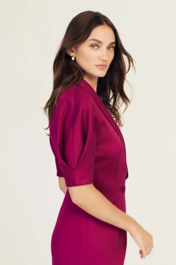 Desiree Short Sleeve Jacket Dress