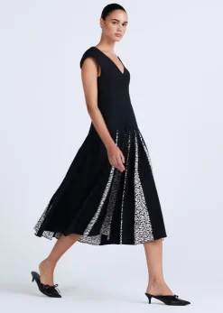 Ella Sleeveless Godet Dress