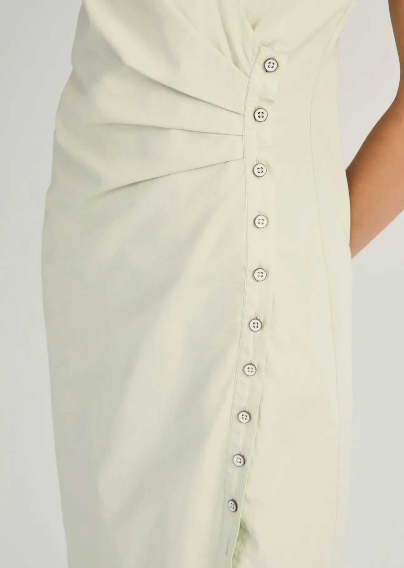 Evi Short Sleeve Buttoned Shirt Dress
