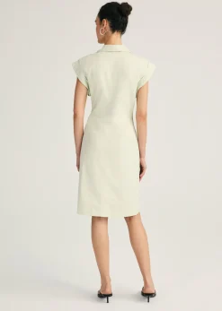 Evi Short Sleeve Buttoned Shirt Dress