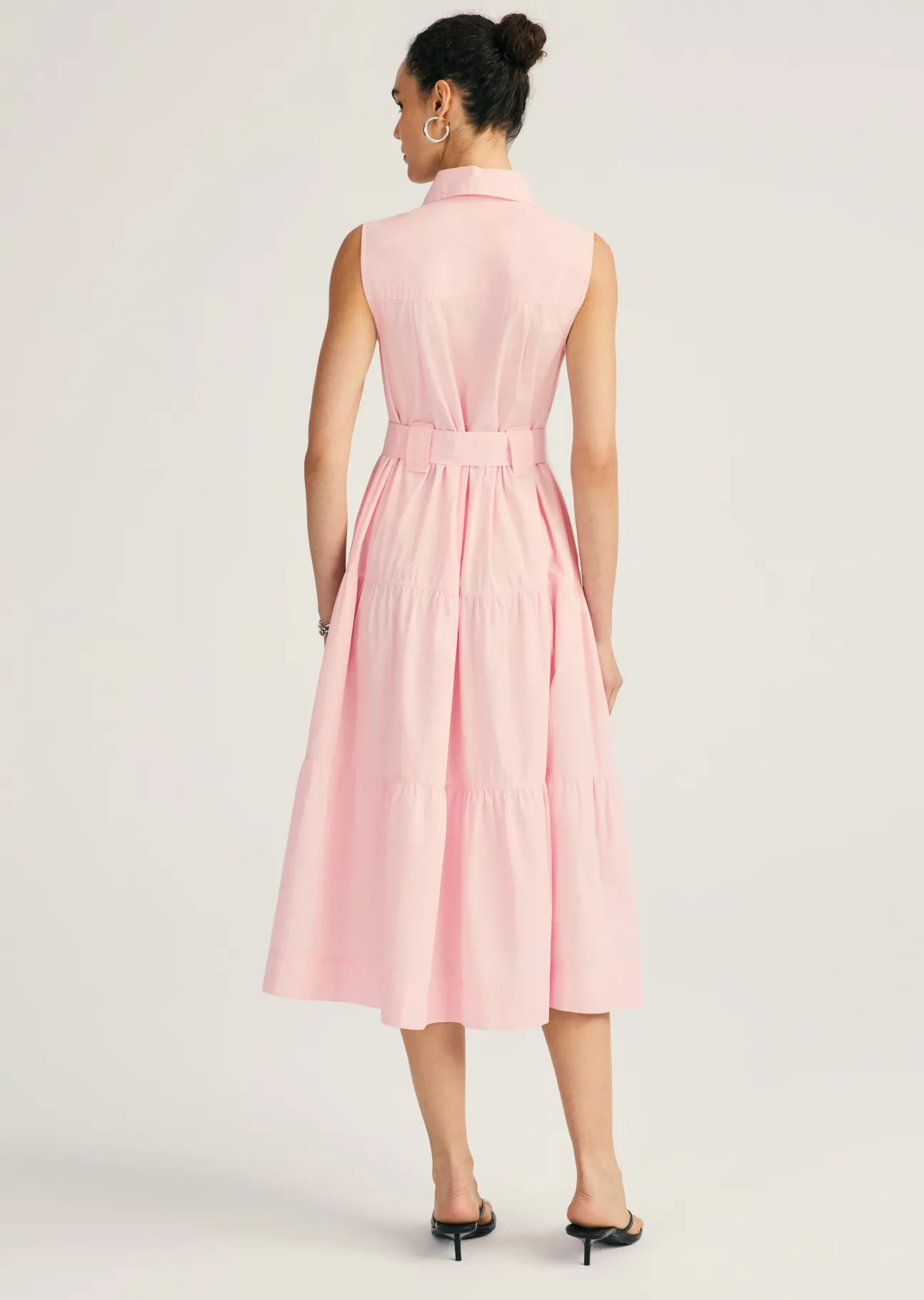Florence Sleeveless Shirt Dress