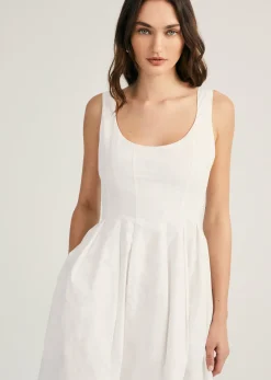 Jade Sleeveless Bubble Hem Dress
