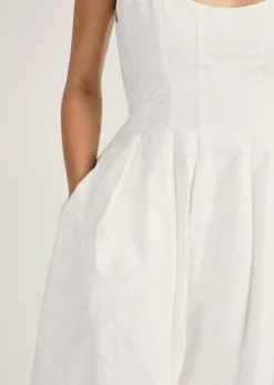 Jade Sleeveless Bubble Hem Dress