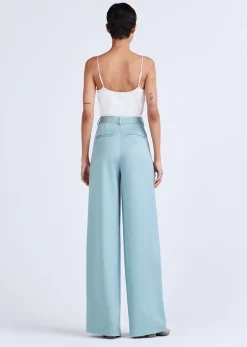 Joetta Wide Leg Pleat Front Trouser