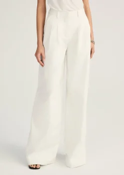 Juliana Wide Leg Pleat Front Trouser