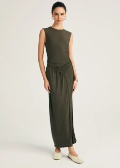 Kimberly Ruched Midi Dress