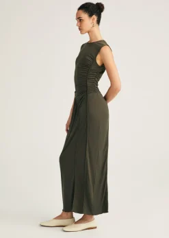 Kimberly Ruched Midi Dress