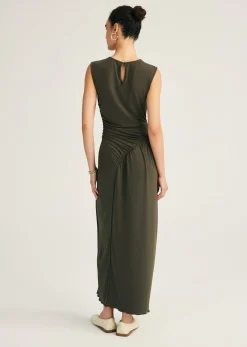 Kimberly Ruched Midi Dress