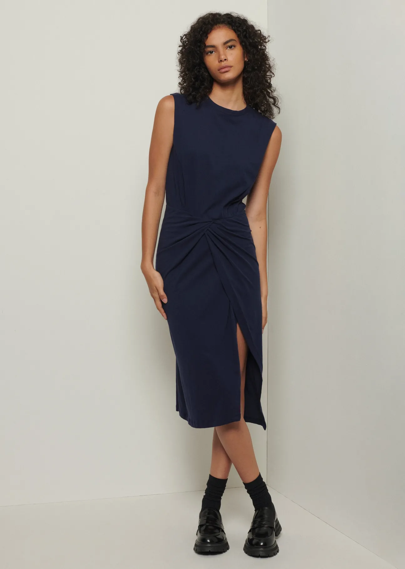 Landry T-Shirt Dress With Twist Wrap Detail