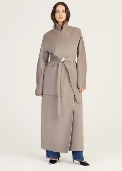 Leone Reversible Double Face Wool Coat