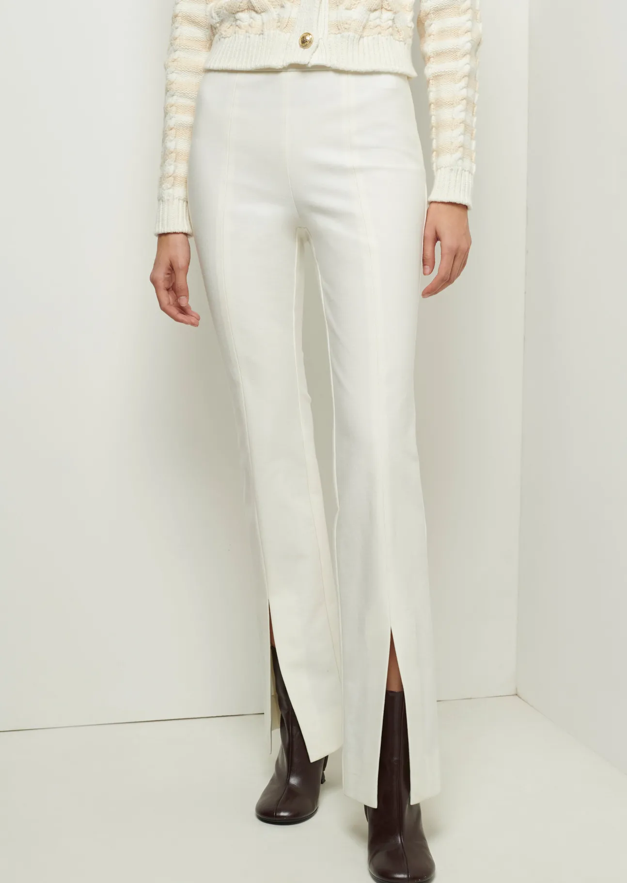 Lucia Front Slit Trousers