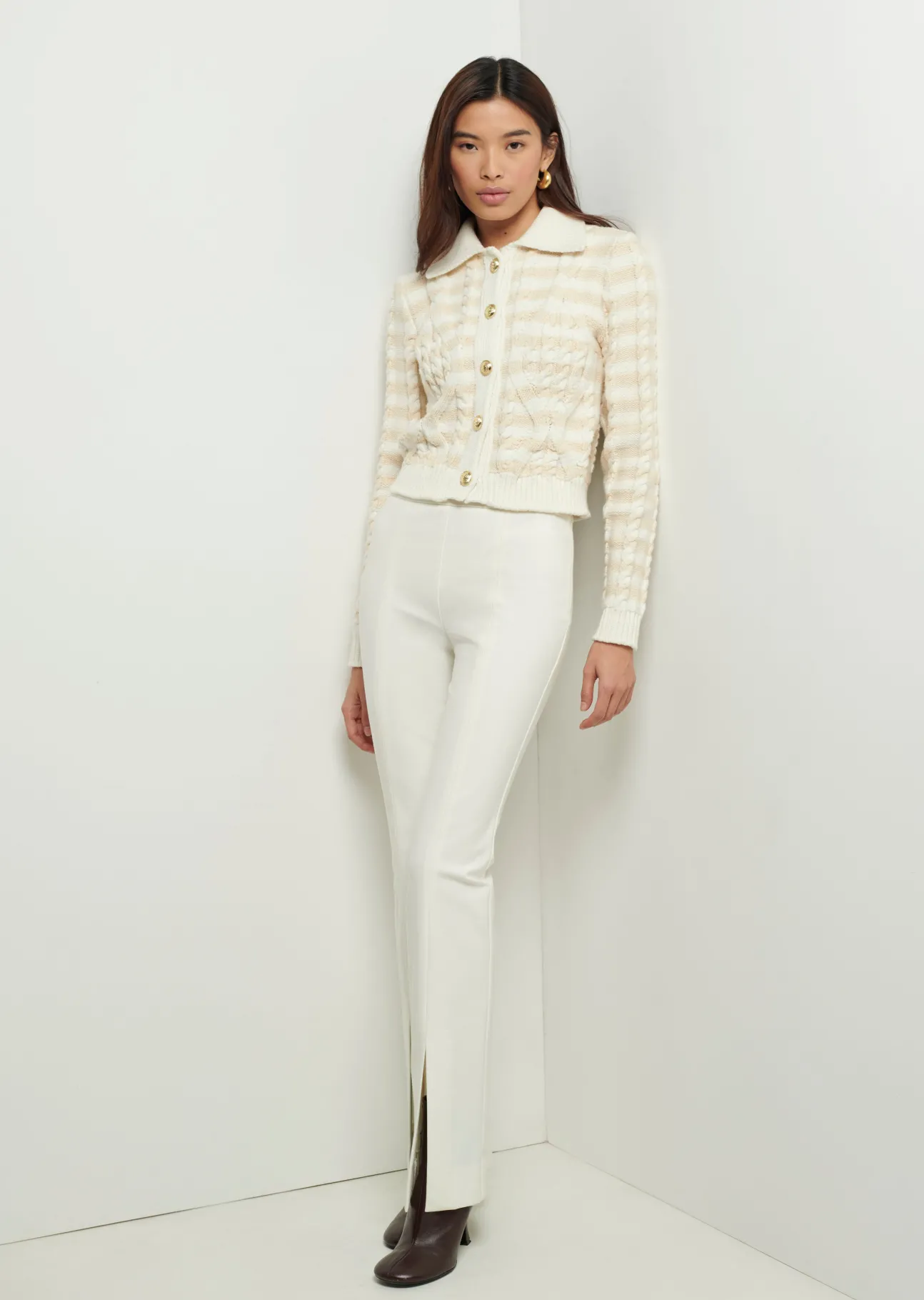 Lucia Front Slit Trousers