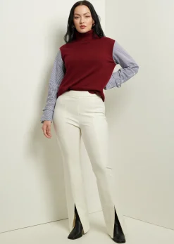 Lucia Front Slit Trousers