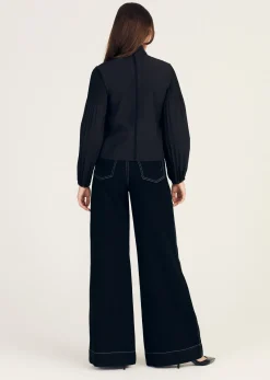 Lupa Pleated Sleeve Top