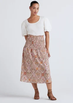 Madani Smocked Skirt