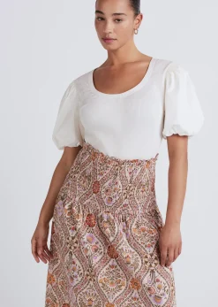 Madani Smocked Skirt