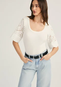 Margaux Mixed Media Tee