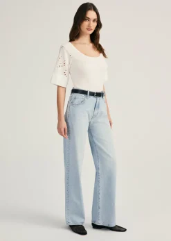 Margaux Mixed Media Tee