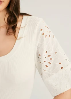 Margaux Mixed Media Tee