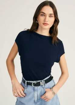 Mima Short Sleeve Ruched Top