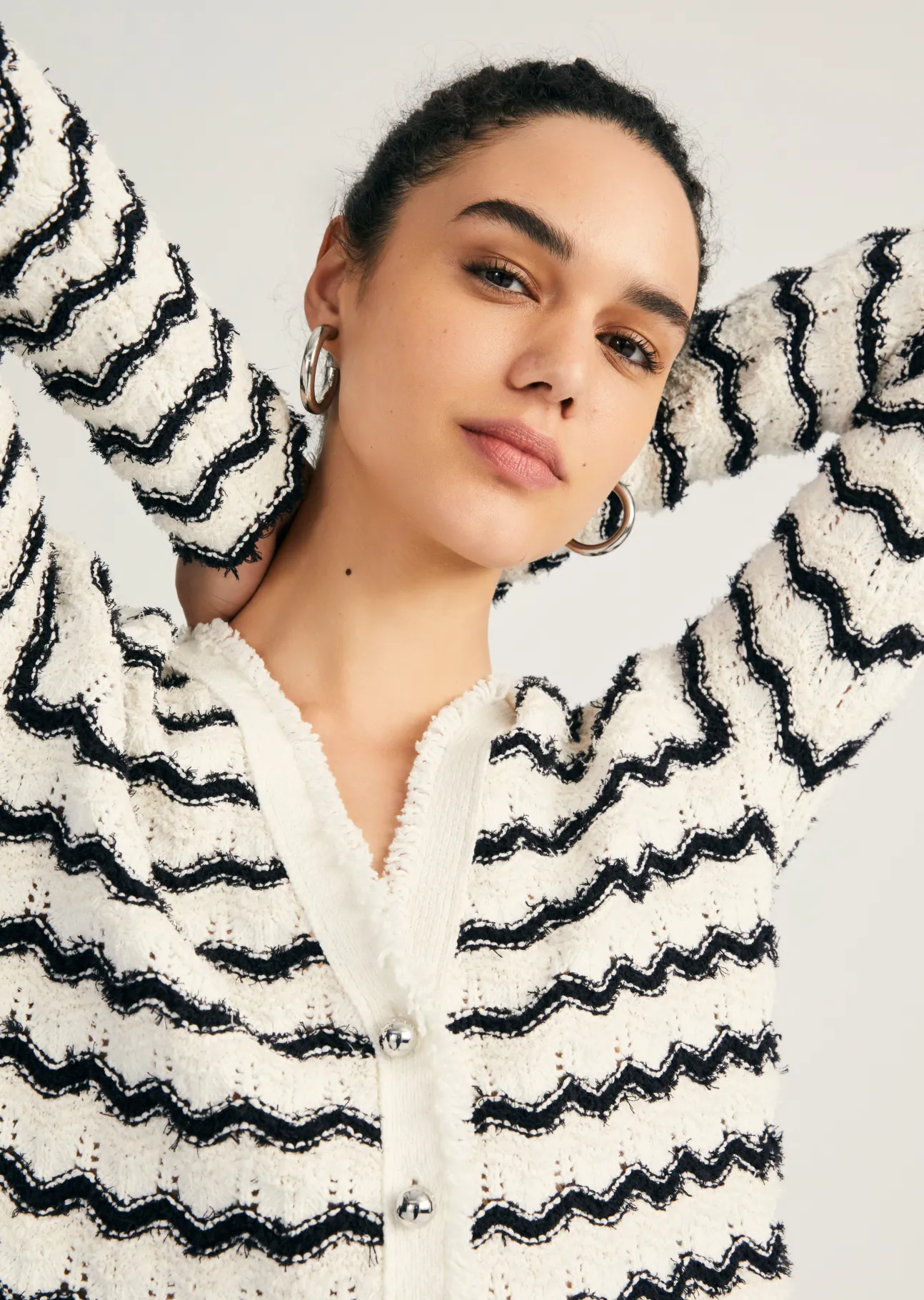 Noé Scalloped Cardigan