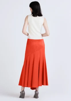 Paulette Flared Midi Skirt