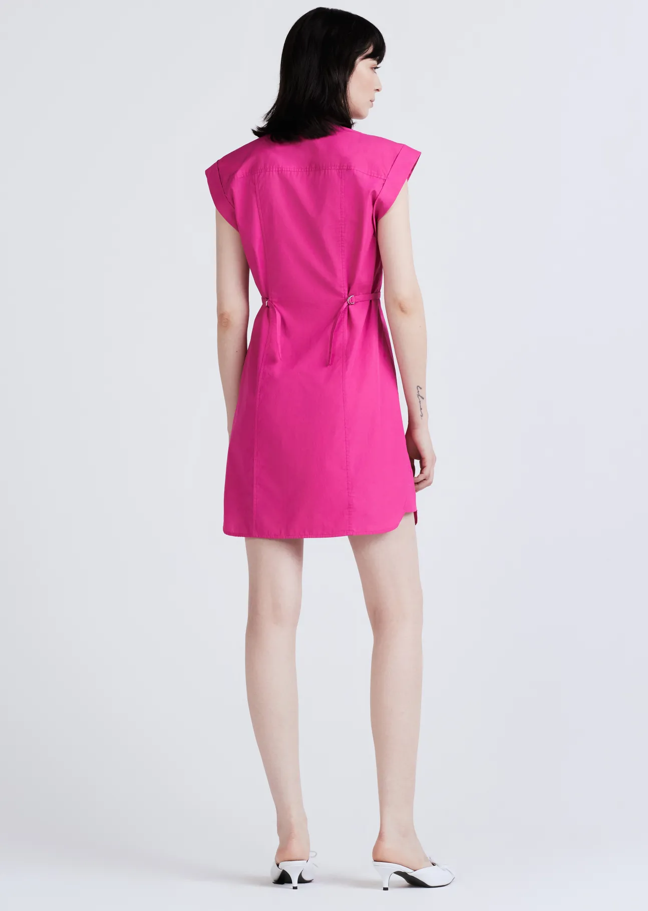 Peyton Sleeveless Shirt Dress
