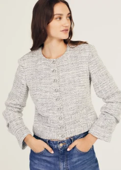 Piera Ruched Sleeve Jacket
