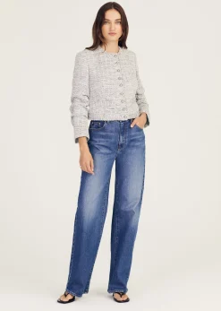 Piera Ruched Sleeve Jacket