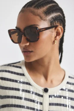 River Square Oversized Sunglasses