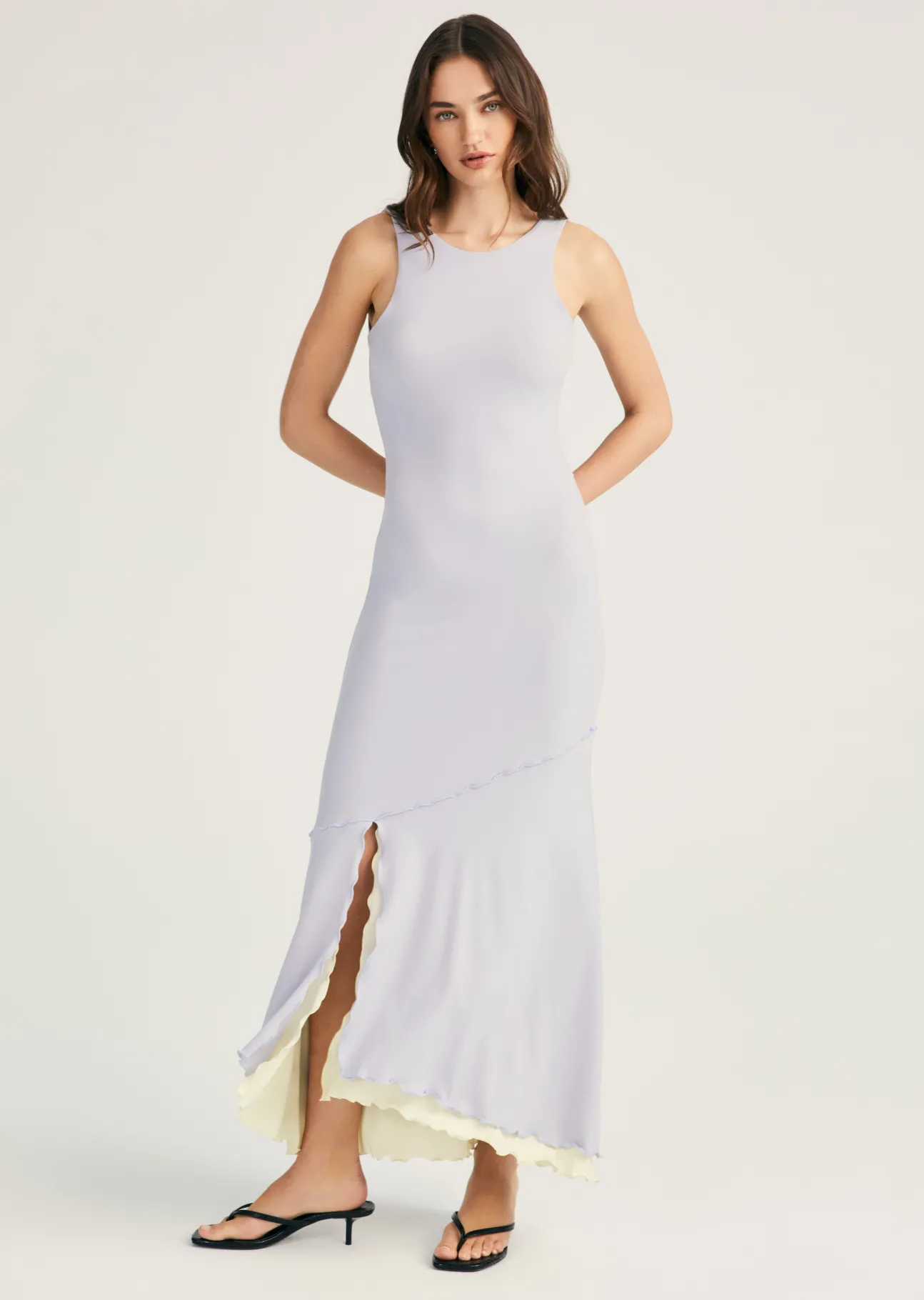 Stephanie Slit Hem Sleeveless Dress