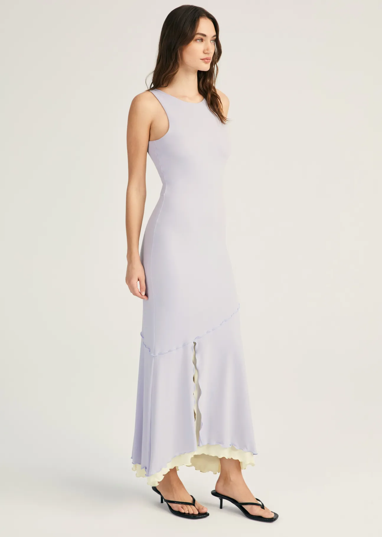 Stephanie Slit Hem Sleeveless Dress