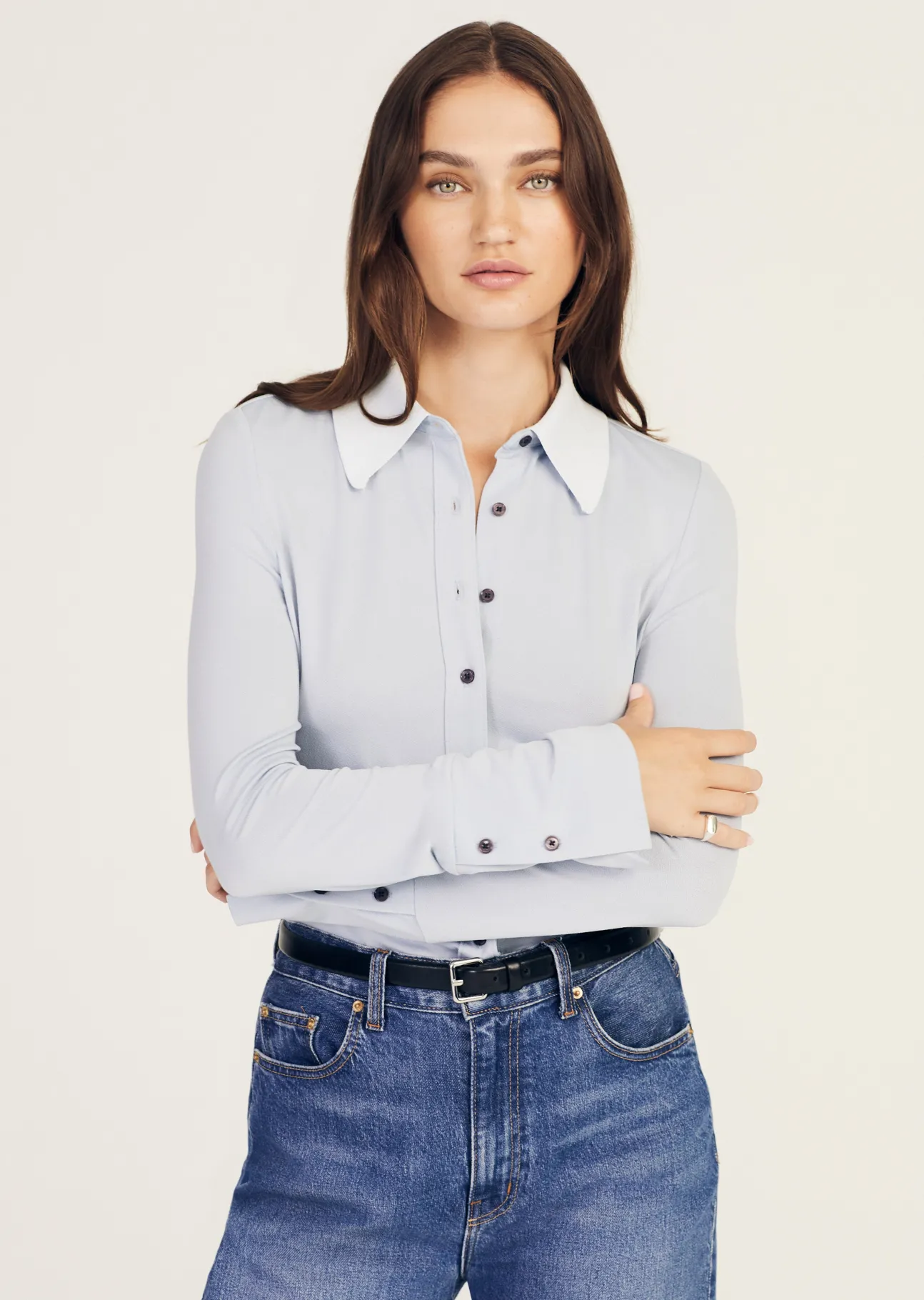 Ulla Button Down Knit Top